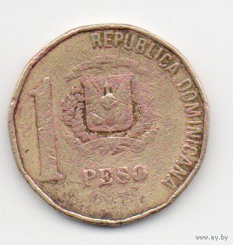 1 песо 1992 Доминиканская Республика