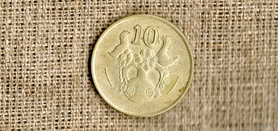 Кипр 10 центов 1992 /фауна//(ON)