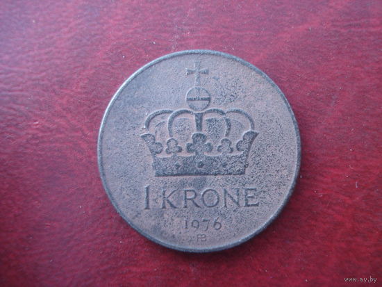 1 крона 1976 год Норвегия
