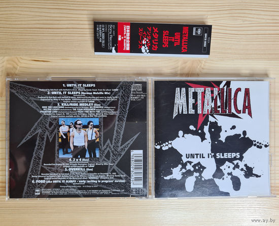 Metallica - Until It Sleeps (CD, Japan, 1996, лицензия) OBI в комплекте
