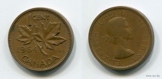 Канада. 1 цент (1964)