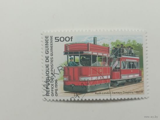Гвинея 1996. Железнодорожный транспорт