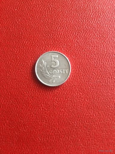 5 грошей 1962 года Польша