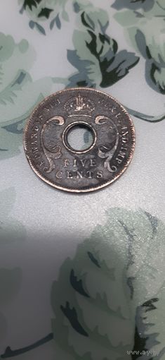 Британская Восточная Африка 5 центов 1936