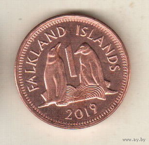 Фолклендские острова 1 пенни 2019