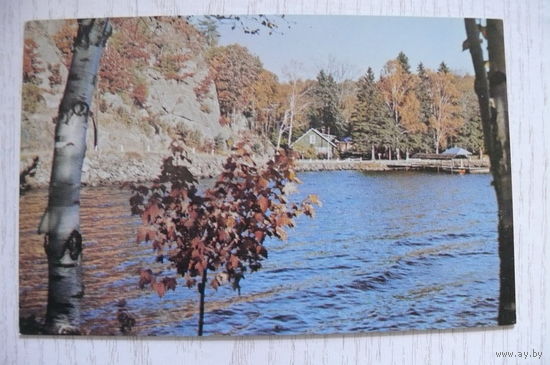 Открытка, Природа, озеро; чистая (изд. Канада).