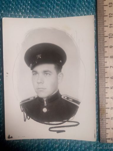Фотография курсанта Новосибирского технического военного училища. 1957 год.