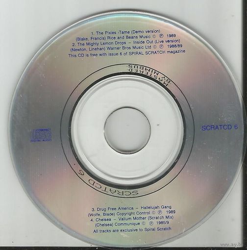 Various Artists – Spiral Scratch 6 (ENGLAND mini CD EP 1989)