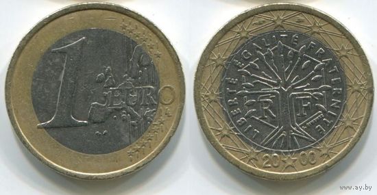 Франция. 1 евро (2000)