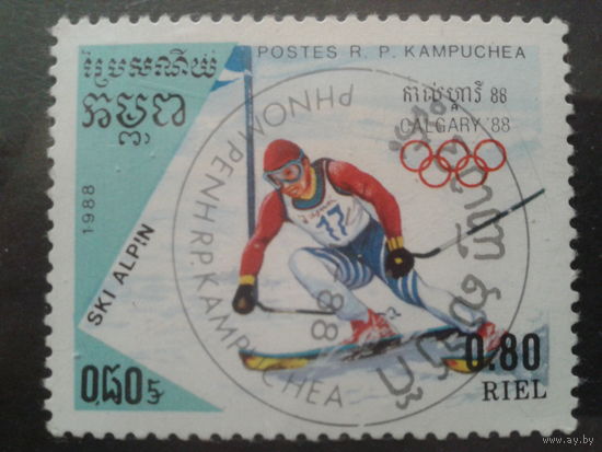 Камбоджа 1988 Олимпиада в Калгари