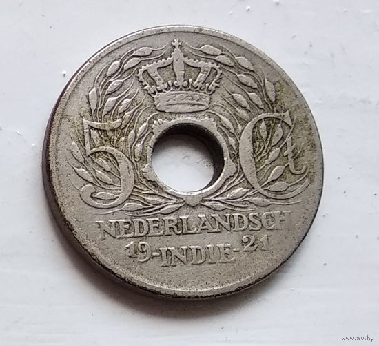Голландская Ост-Индия 5 центов, 1921 3-10-20
