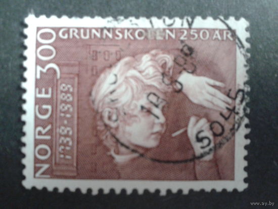 Норвегия 1989 ребенок пишет