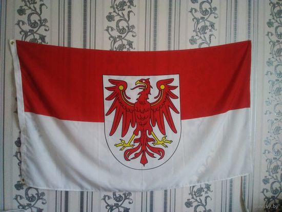 Флаг земли Бранденбург.