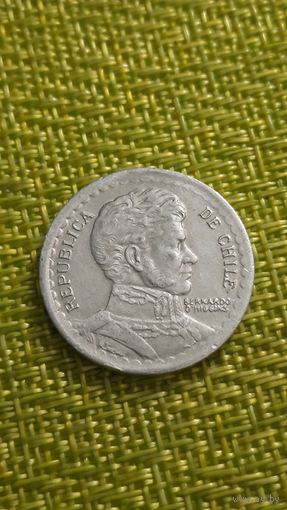 Чили 1 песо 1954 г