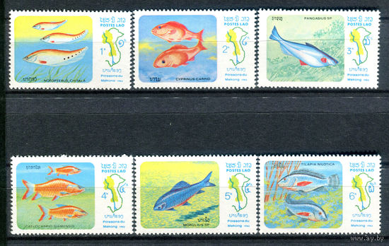 Лаос - 1983г. - Рыбки - полная серия, MNH [Mi 670-675] - 6 марок