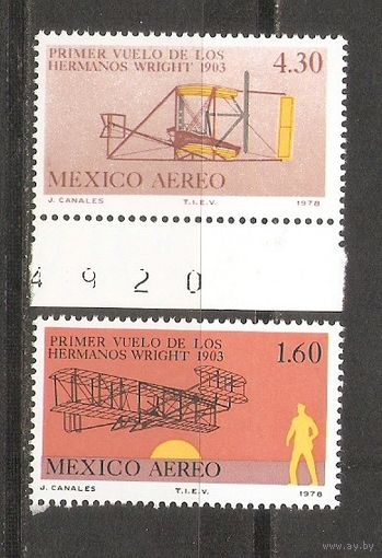 Мексика 1978 Самолёты