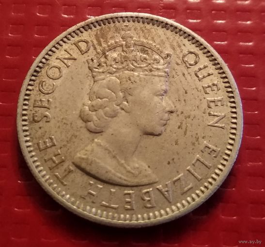 Британские Карибские территории 25 центов 1955 г. #50629