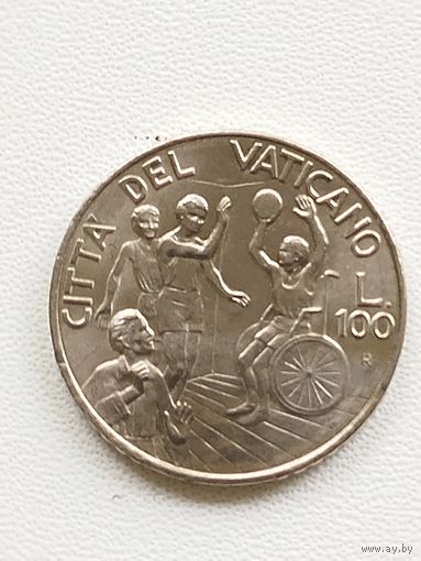 Ватикан 100 лир 1994 год