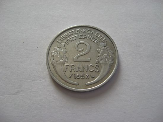 Франция 2 франка 1958г