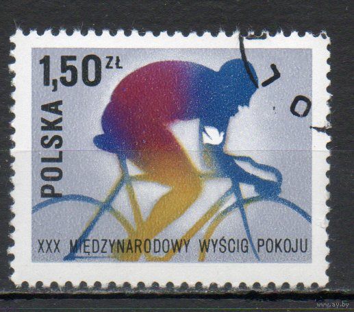 XXX велогонка Мира Польша 1977 год серия из 1 марки