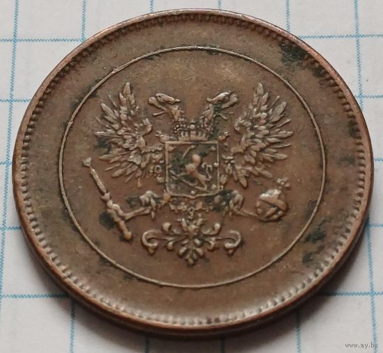 Финляндия 5 пенни, 1917      ( 1-1-1 )