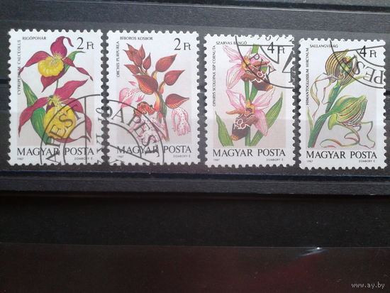 Венгрия 1987 Орхидеи