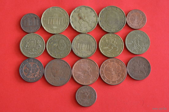 Евро монетки