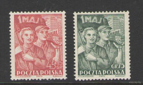 Марки Польши. 1 мая. 1952г.