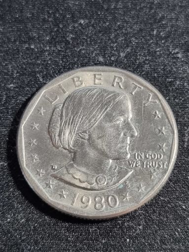 США 1 доллар 1980 Сьюзен Энтони