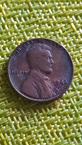 США 1 цент 1944 г
