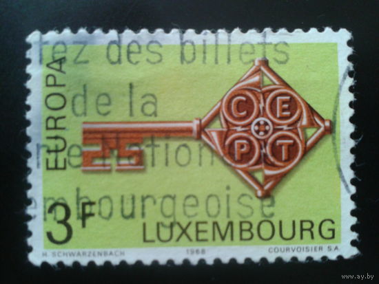 Люксембург 1968 Европа