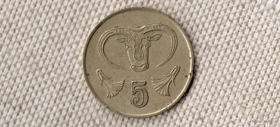 Кипр 5 центов 1988