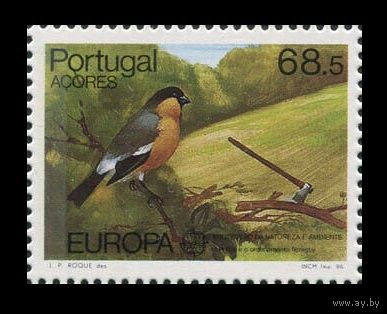 1986 Португалия Азорские острова 376 Европа Септ / Птицы 3,00 евро