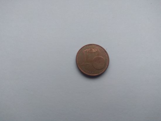 1 цент 2002 года. Германия