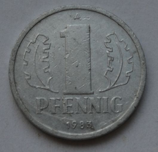 Германия - ГДР 1 пфенниг, 1983 г.