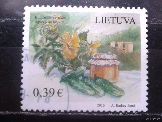 Литва, 2016, Кулинария, огурцы и мед