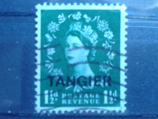 Танжер, Британская колония, 1952, стандарт, надпечатка
