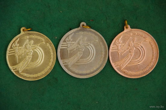 Медали спортивные   " Чэмпиянат Беларуси "  3 шт   ( тяжелые )