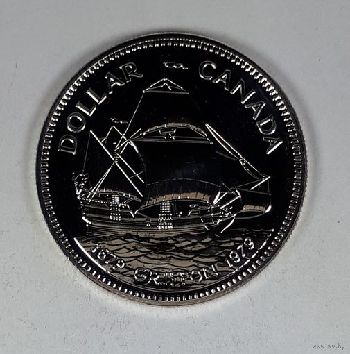 Канада 1 доллар 1979  300 лет кораблю "Грифон"