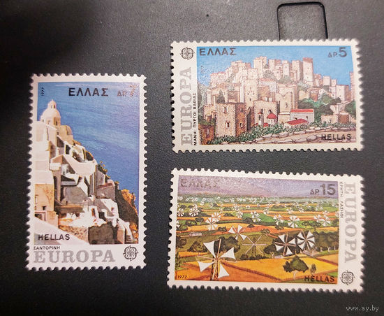 Греция 1977. EUROPA. ЕВРОПА. Города (серия из марок)
