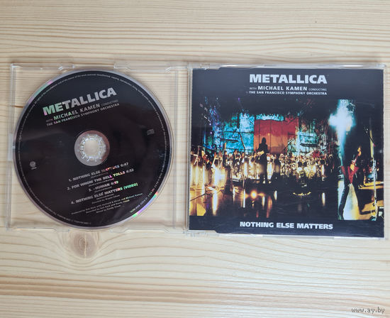 Metallica - Nothing Else Matters (CD, Europe, 1999, лицензия)