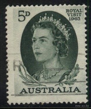 Австралия 1963 Mi# 322 Визит королевы Елизаветы 2. Гашеная (AU06)