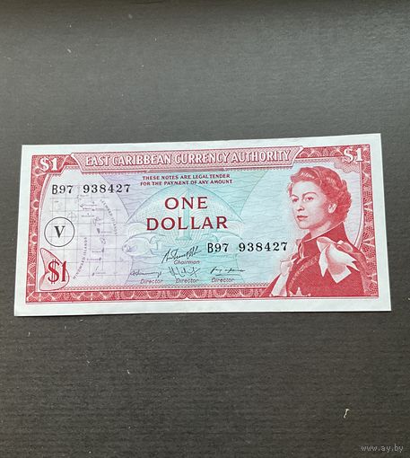 Восточные Карибы 1 доллар 1965 г. Сент Винсент