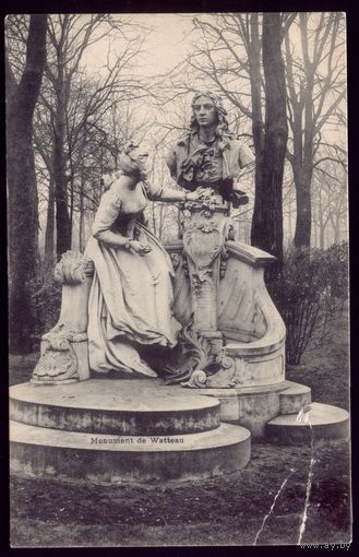 Париж Люксембургский сад Монумент Ватто