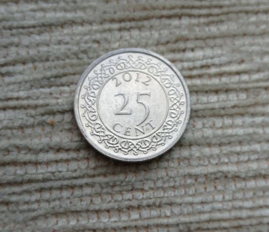 Werty71 Суринам 25 центов 2012