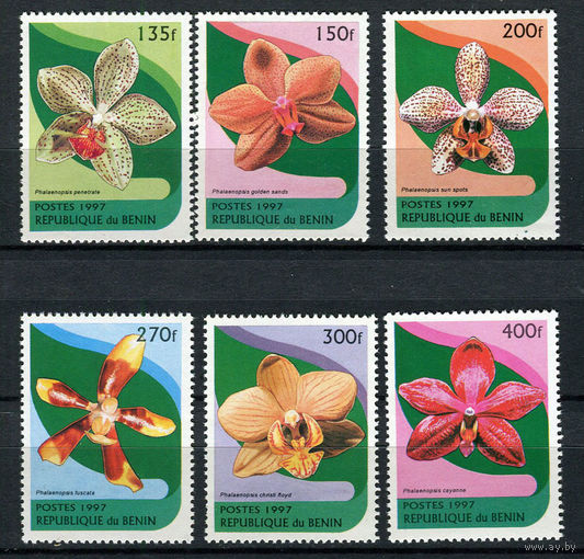 Бенин - 1997 - Цветы. Орхидеи - [Mi. 943-948] - полная серия - 6 марок. MNH.