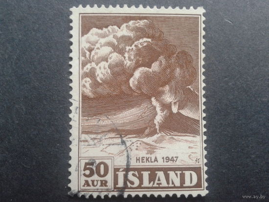 Исландия 1948 извержение вулкана Гекла