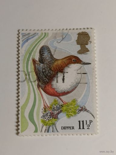 Великобритания 1980. 100 лет охране птиц