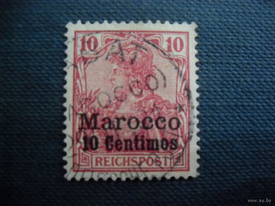 DR Рейх mi.9 1900 год Marokko (Марокко)