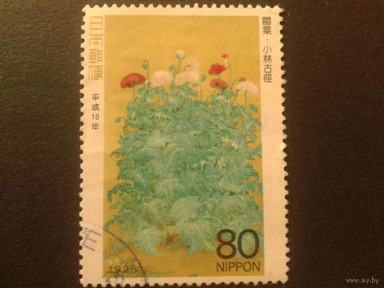 Япония 1998 Неделя филателии, Цветы, живопись